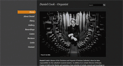 Desktop Screenshot of danielcookorganist.com